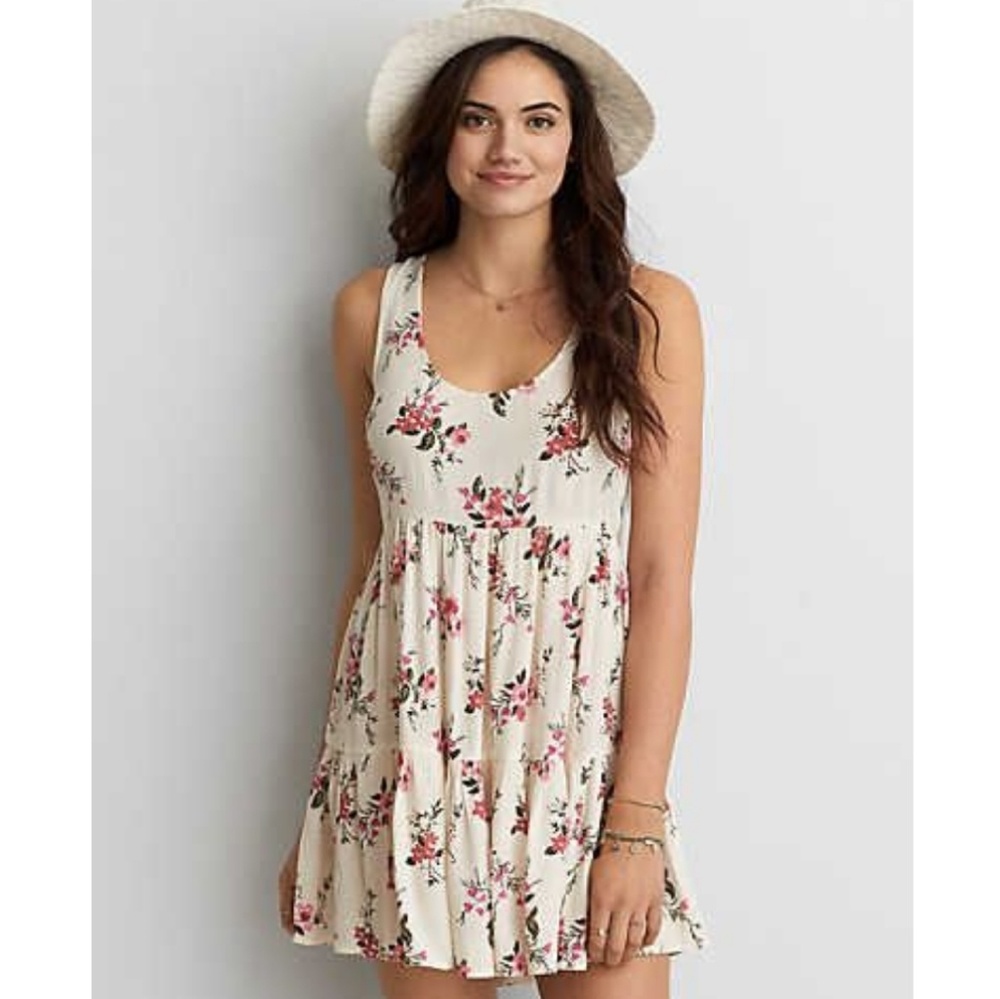 American eagle outfitters tiered babydoll dress